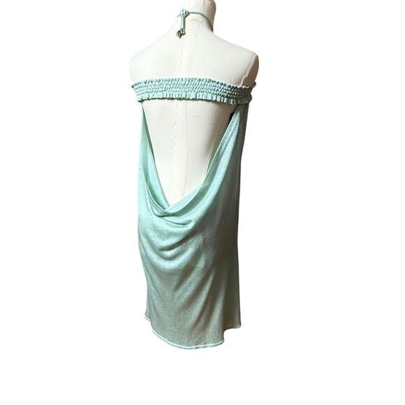 Vanita Rosa Atelier Paris St Barth Jersey Mini Dress Size Small Open Back - Picture 8 of 11